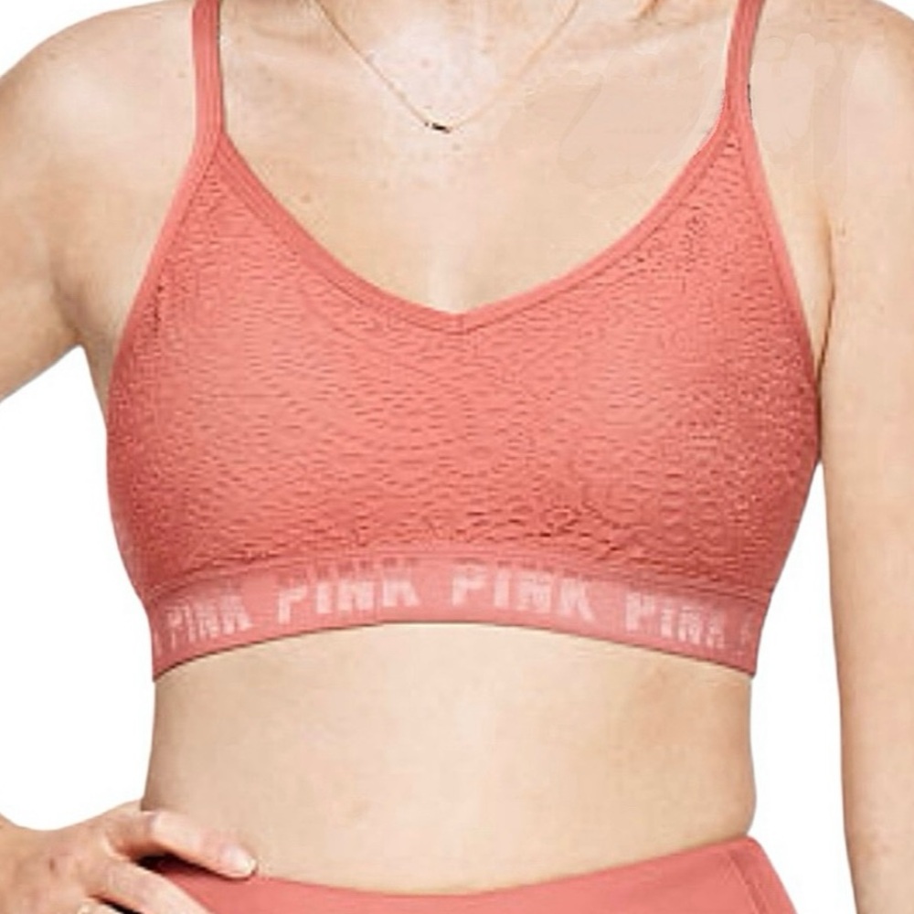 Victorias Secret PINK Women’s Light-Medium Impact Sports Bra Removable Pads NWT